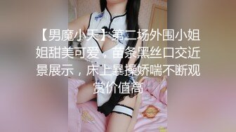 【男魔小天】第二场外围小姐姐甜美可爱，苗条黑丝口交近景展示，床上暴操娇喘不断观赏价值高