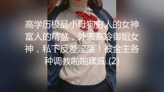 高学历极品小母狗穷人的女神富人的精盆，外表高冷御姐女神，私下反差淫荡！被金主各种调教啪啪蹂躏 (2)