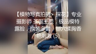 【模特写真拍摄丶探花】专业摄影师 圣诞主题，极品模特露脸，换装多套，掰穴揉胸香艳刺激 (5)