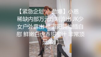 【紧急企划❤️劲爆】小恩✿ 稀缺内部万元定制流出 JK少女户外露出 楼道阳具抽插自慰 鲜嫩白虎香甜蜜汁 非常顶兄弟们